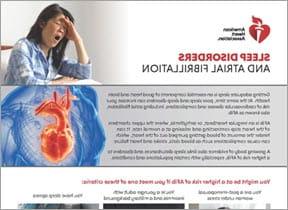 Sleep Disorders and Atrial Fibrillation fact sheet